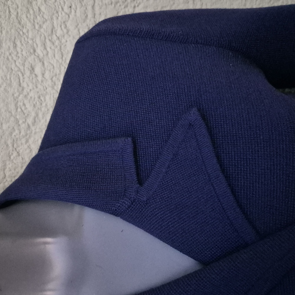 Cyn Les (Hong Kong) Ladies Vintage Pure Wool Double Breasted Luxury Cardigan